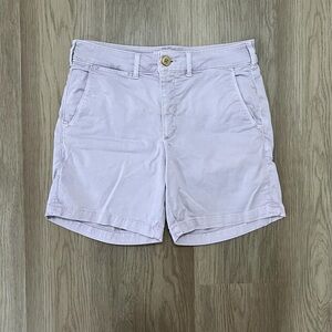 Anthropologie Women’s Lavender Chino Shorts Size 27